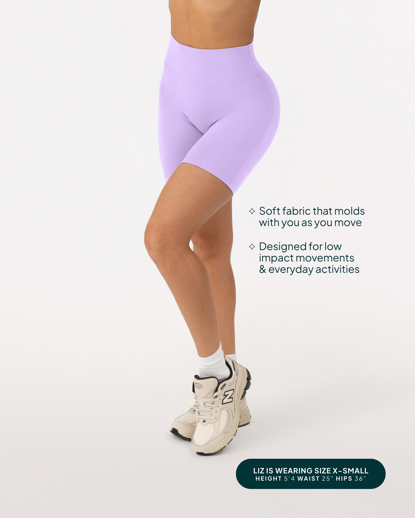 FlexFlow Butt Lifting High-Waisted 6" Seasonal Biker Shorts