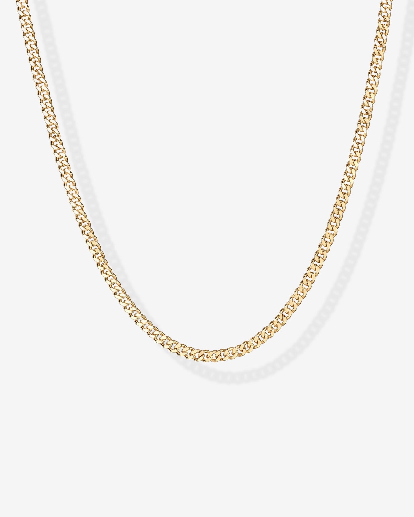 Vermeil Curb Chain Adjustable Necklace