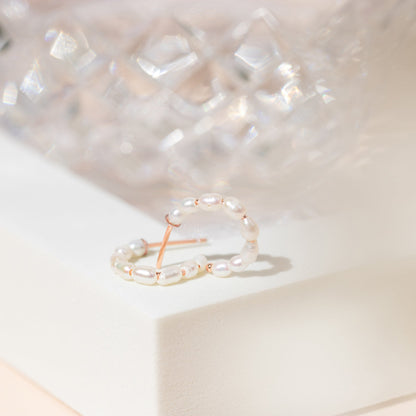 Charlotte Freshwater Pearl Hoops