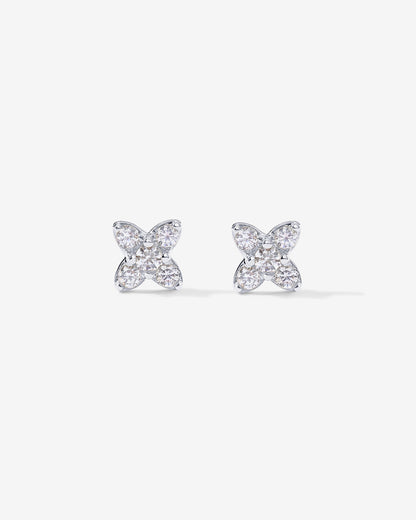 Tiny Flower Screw Back Stud