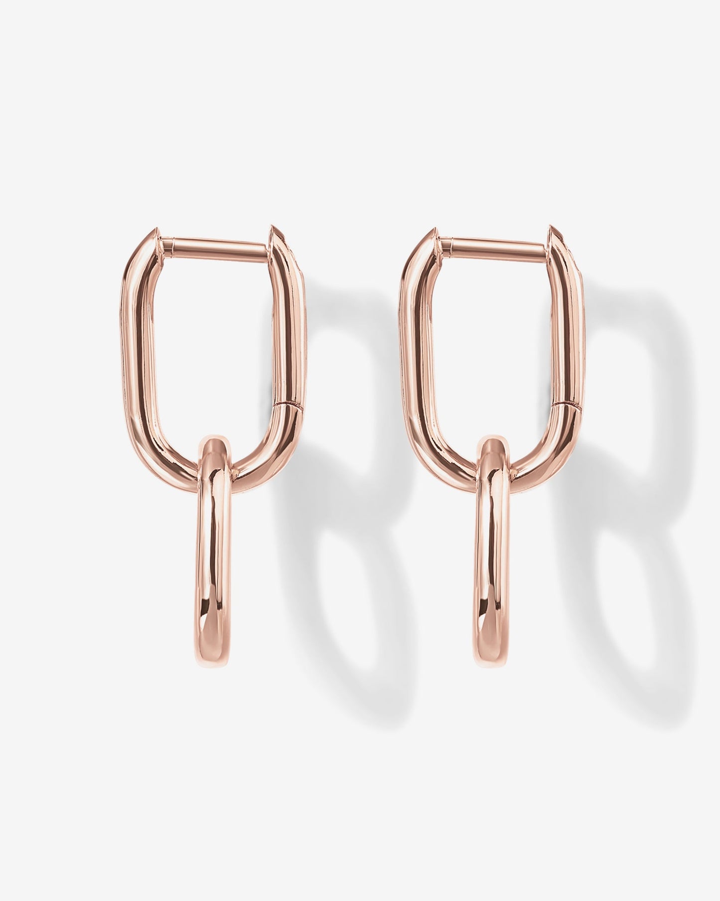 Convertible Paper Clip Link Hoops