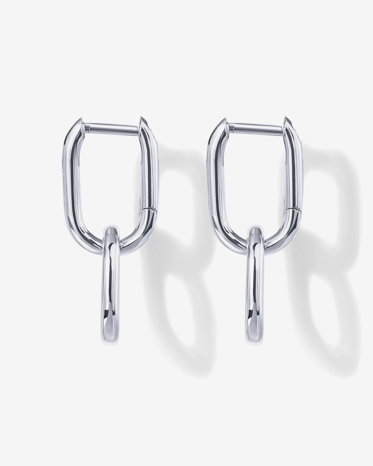 Convertible Paper Clip Link Hoops