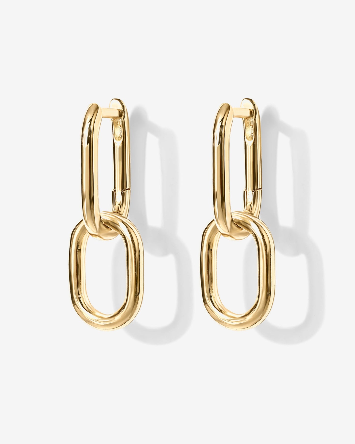 Convertible Paper Clip Link Hoops
