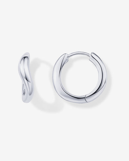 Mar Wavy Hoops