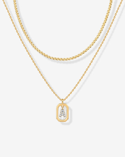 Singapore Initial Layering Necklace Copy