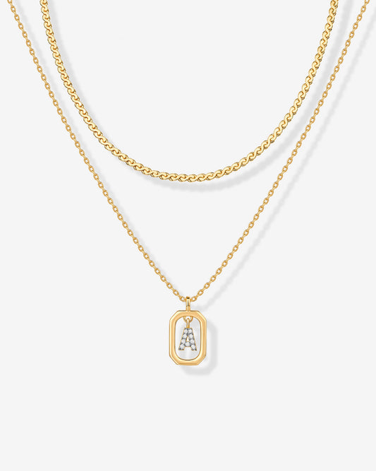 Singapore Initial Layering Necklace Copy