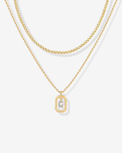 Singapore Initial Layering Necklace Copy