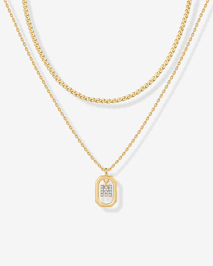 Singapore Initial Layering Necklace Copy