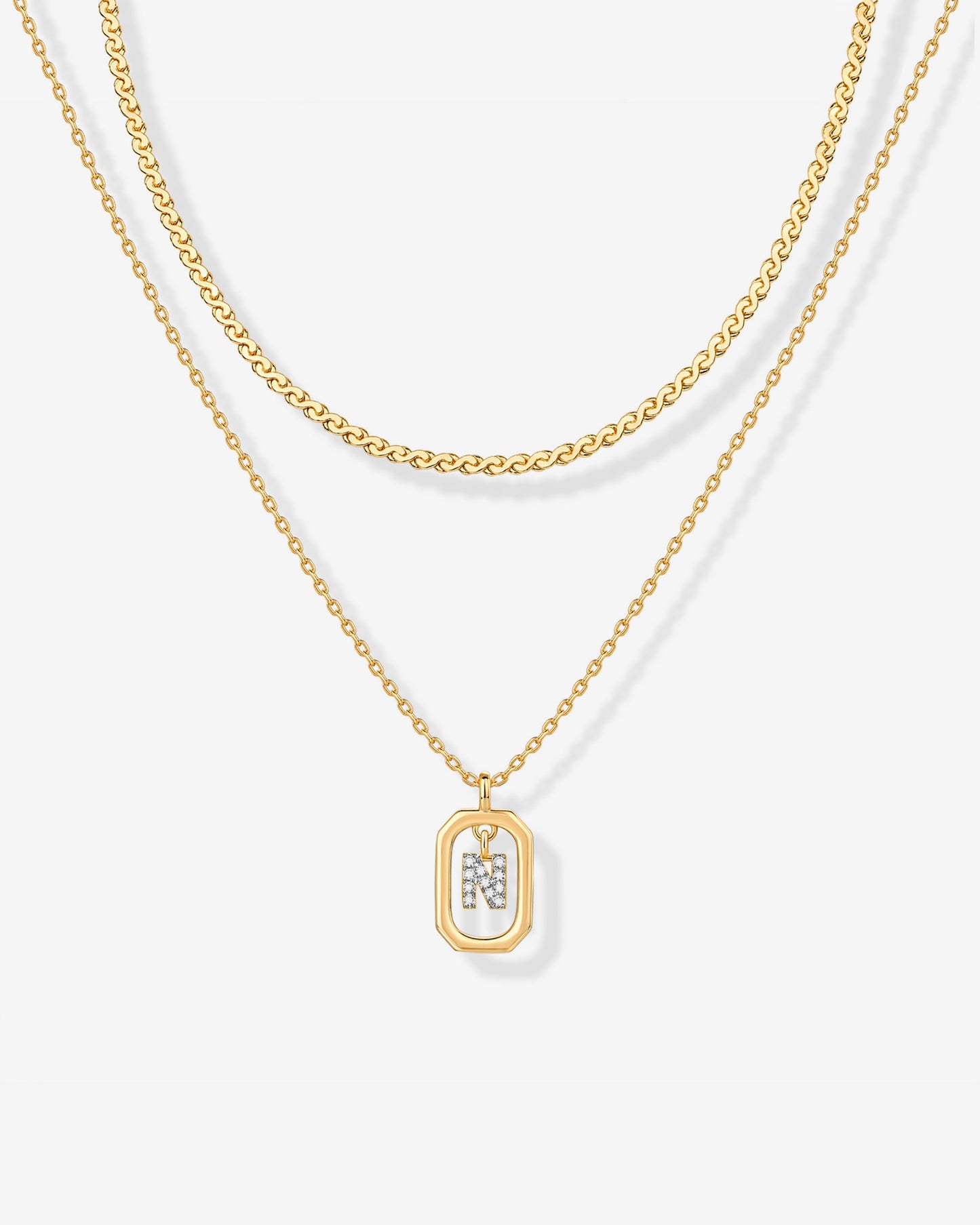 Singapore Initial Layering Necklace Copy