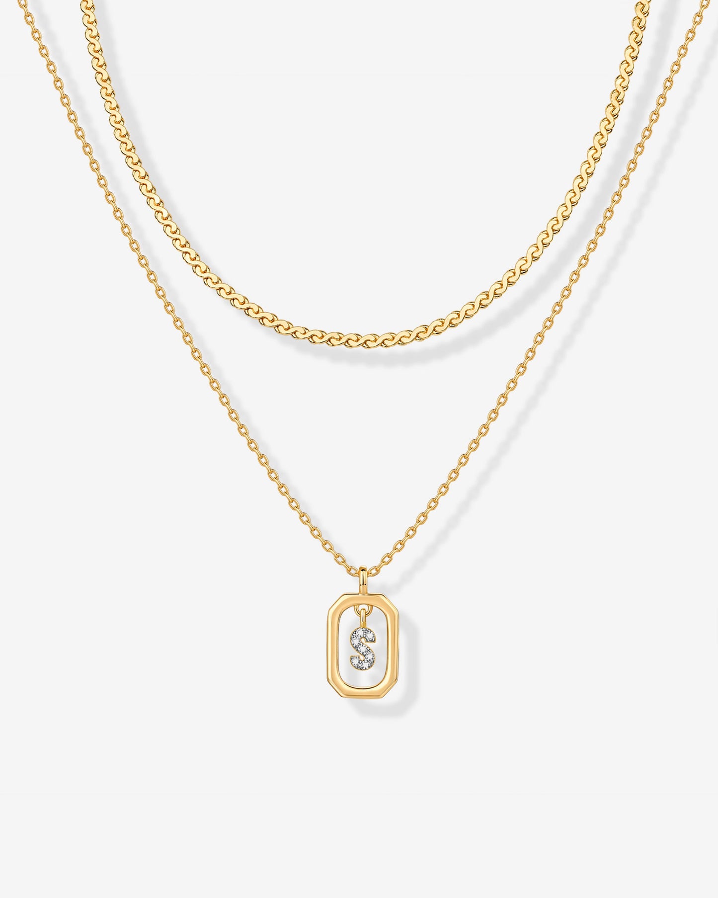 Singapore Initial Layering Necklace Copy