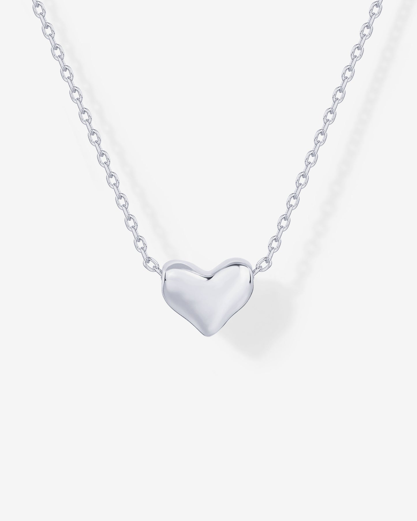 Tiny Heart Charm Necklace