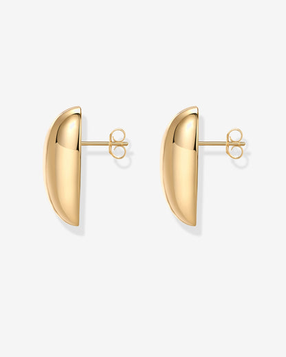 Oversized Heart Stud