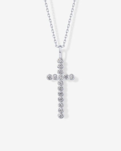 Cross Bezel Pendant