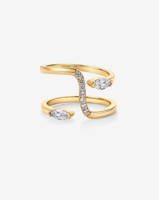 Uraeus Open Band Ring