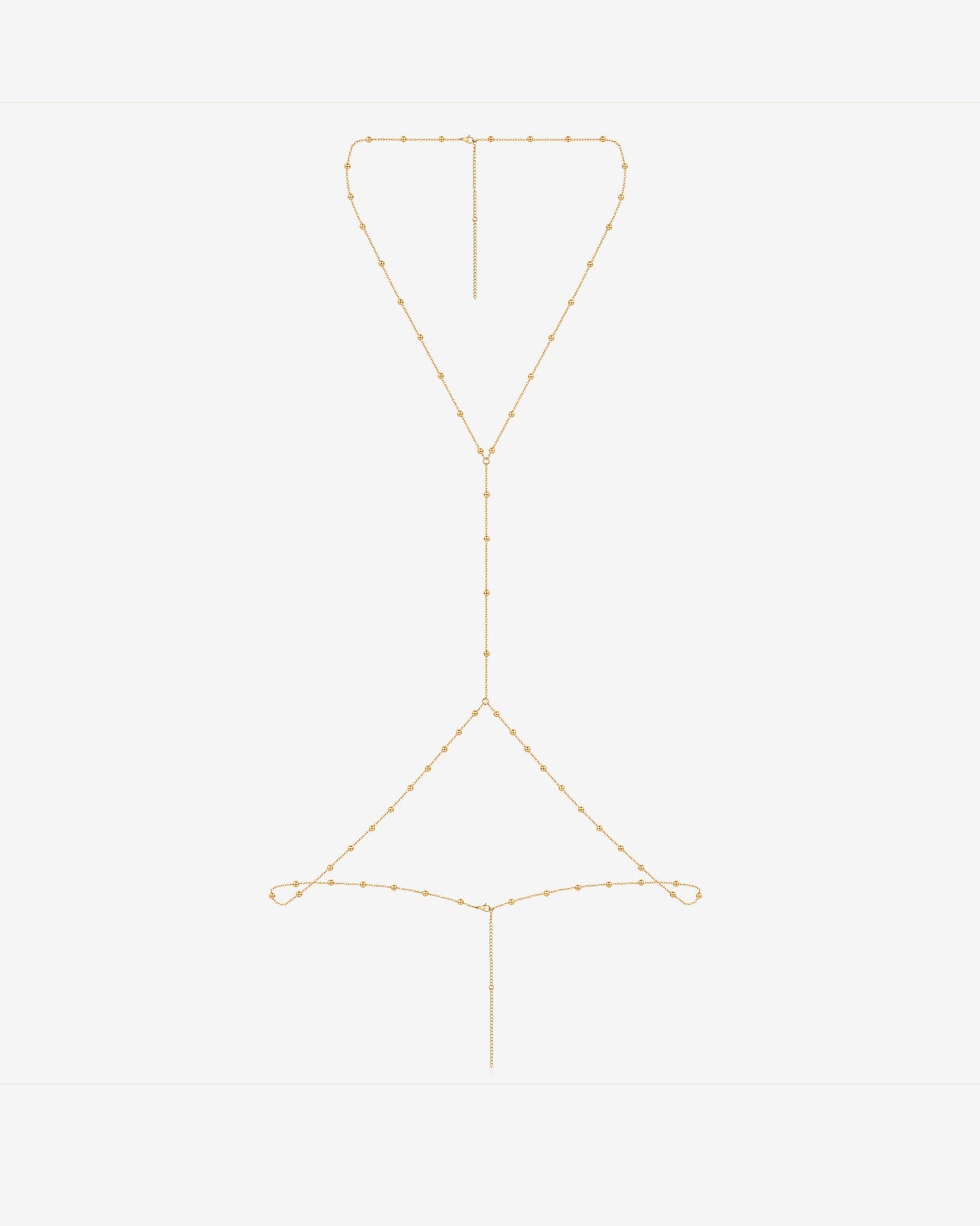 Beaded Layered Body Chain