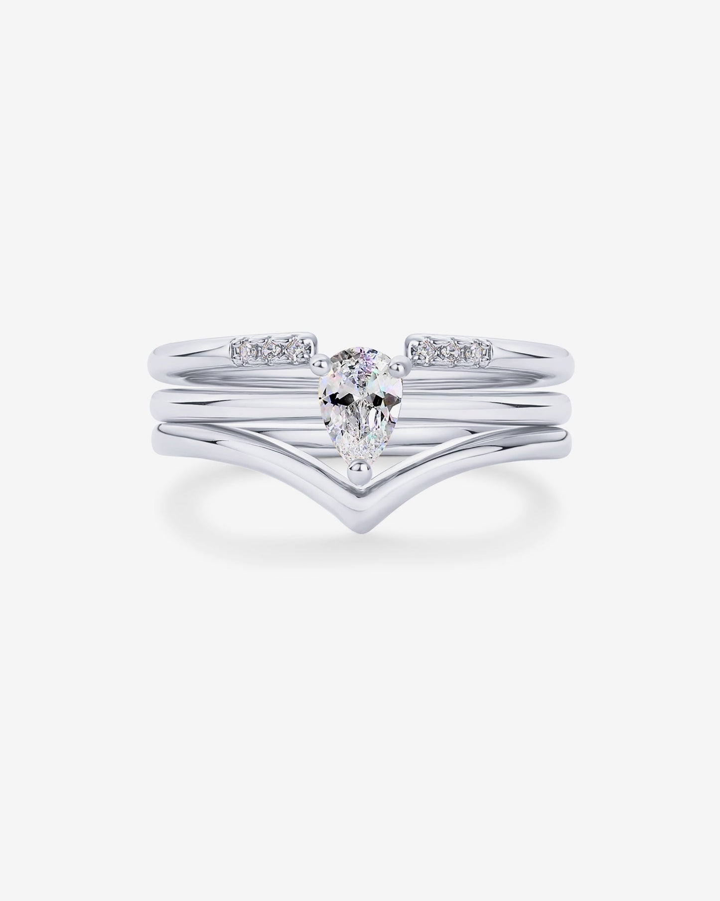 Dahlia Stackable Ring Set