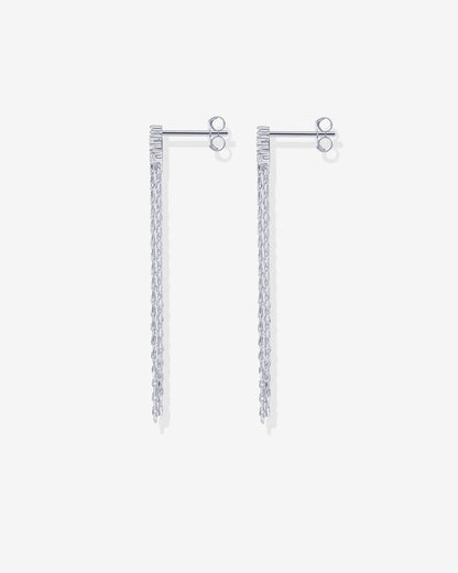 Chain Crawler Dangle Earrings