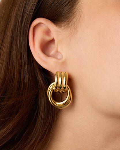 Geometric Dangle Earrings
