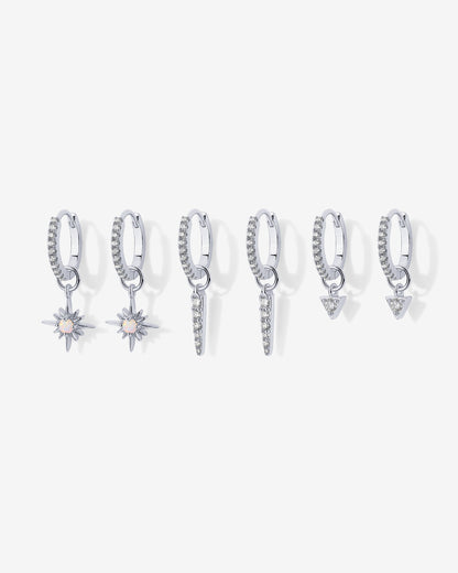 Mix and Match Huggie and Charms Set