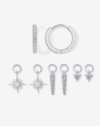 Mix and Match Huggie and Charms Set
