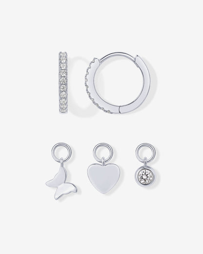 Mix and Match Huggie and Charms Set