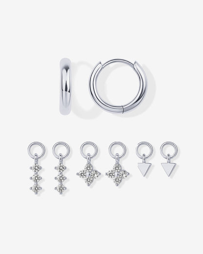 Mix and Match Huggie and Charms Set