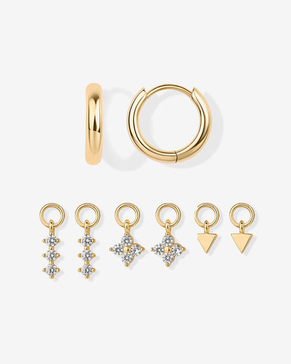 Mix and Match Huggie and Charms Set