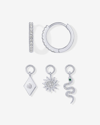 Mix and Match Huggie and Charms Set