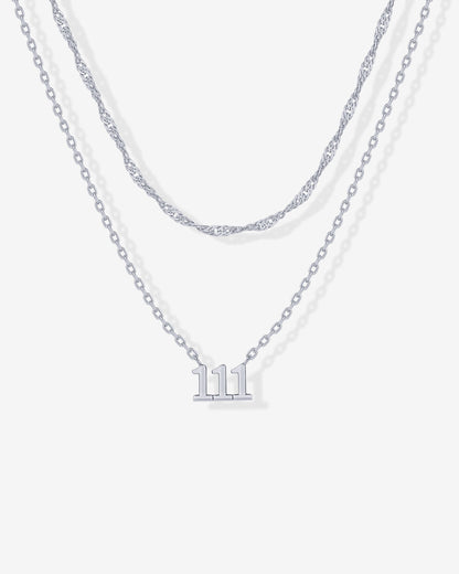 Angel Number Pendant Necklace