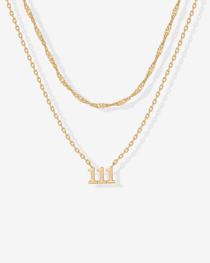 Angel Number Pendant Necklace