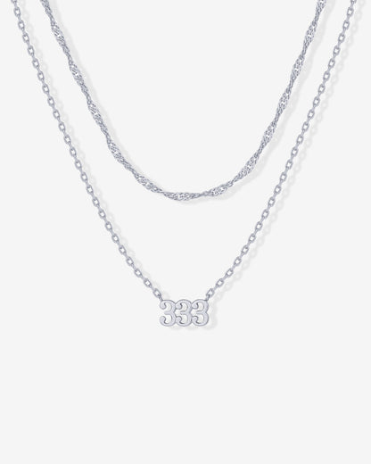 Angel Number Pendant Necklace