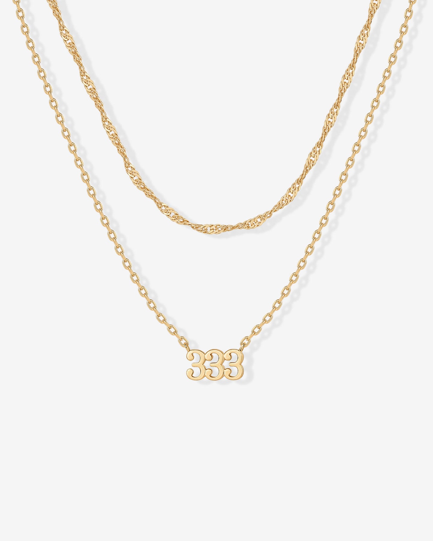 Angel Number Pendant Necklace