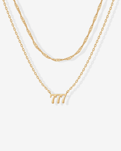 Angel Number Pendant Necklace