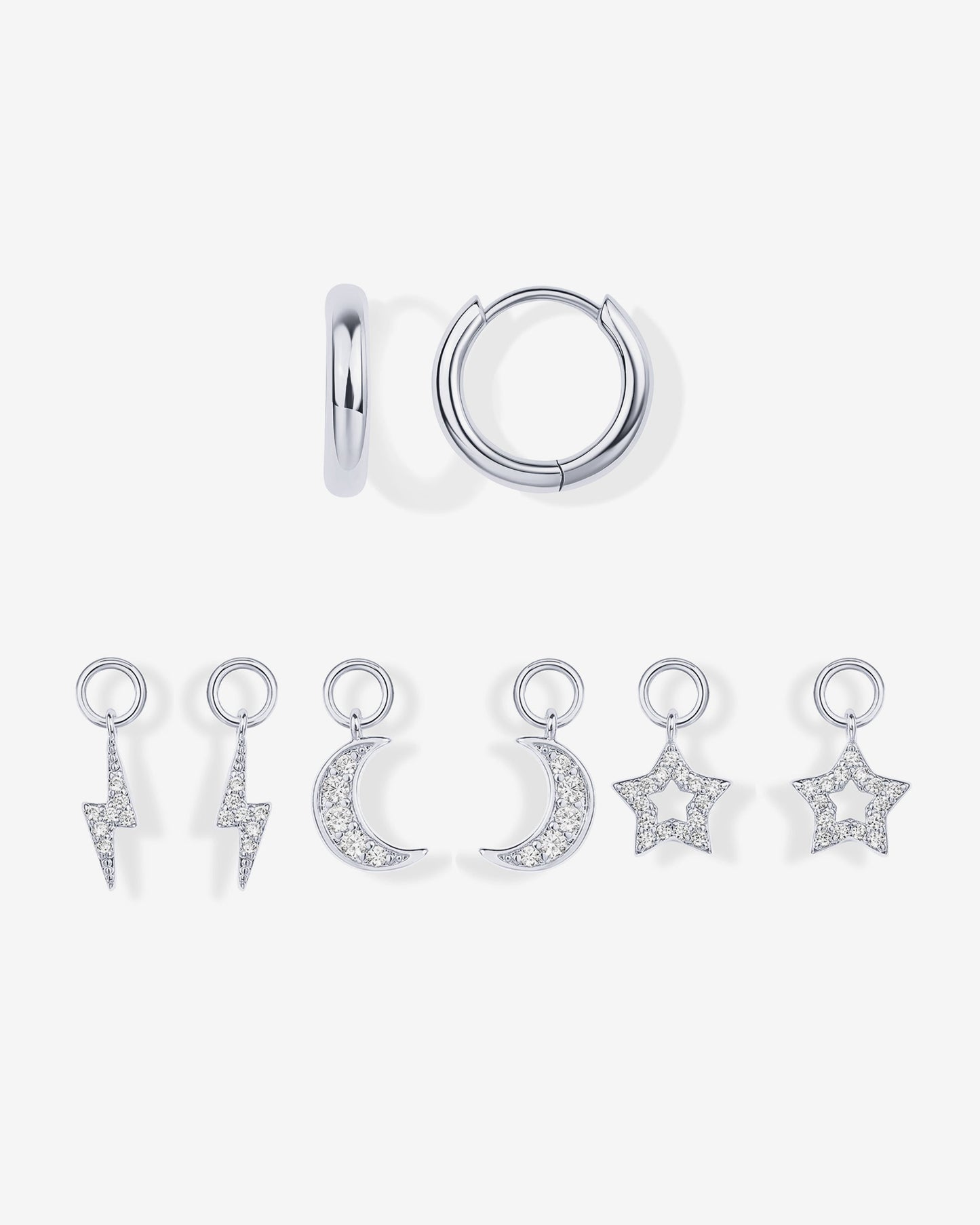 Mix and Match Huggie and Charms Set