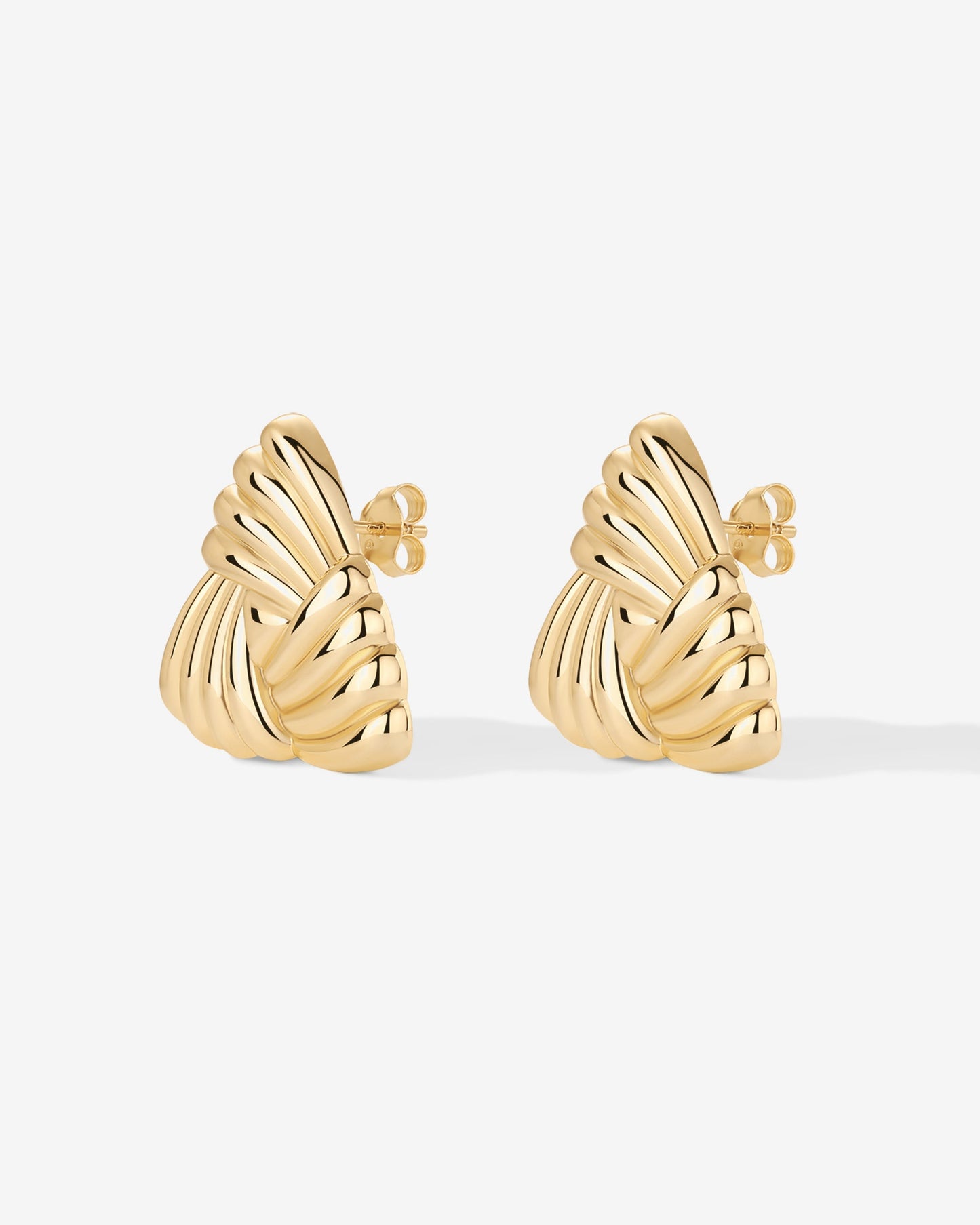 Vintage Triangle Knot Earrings