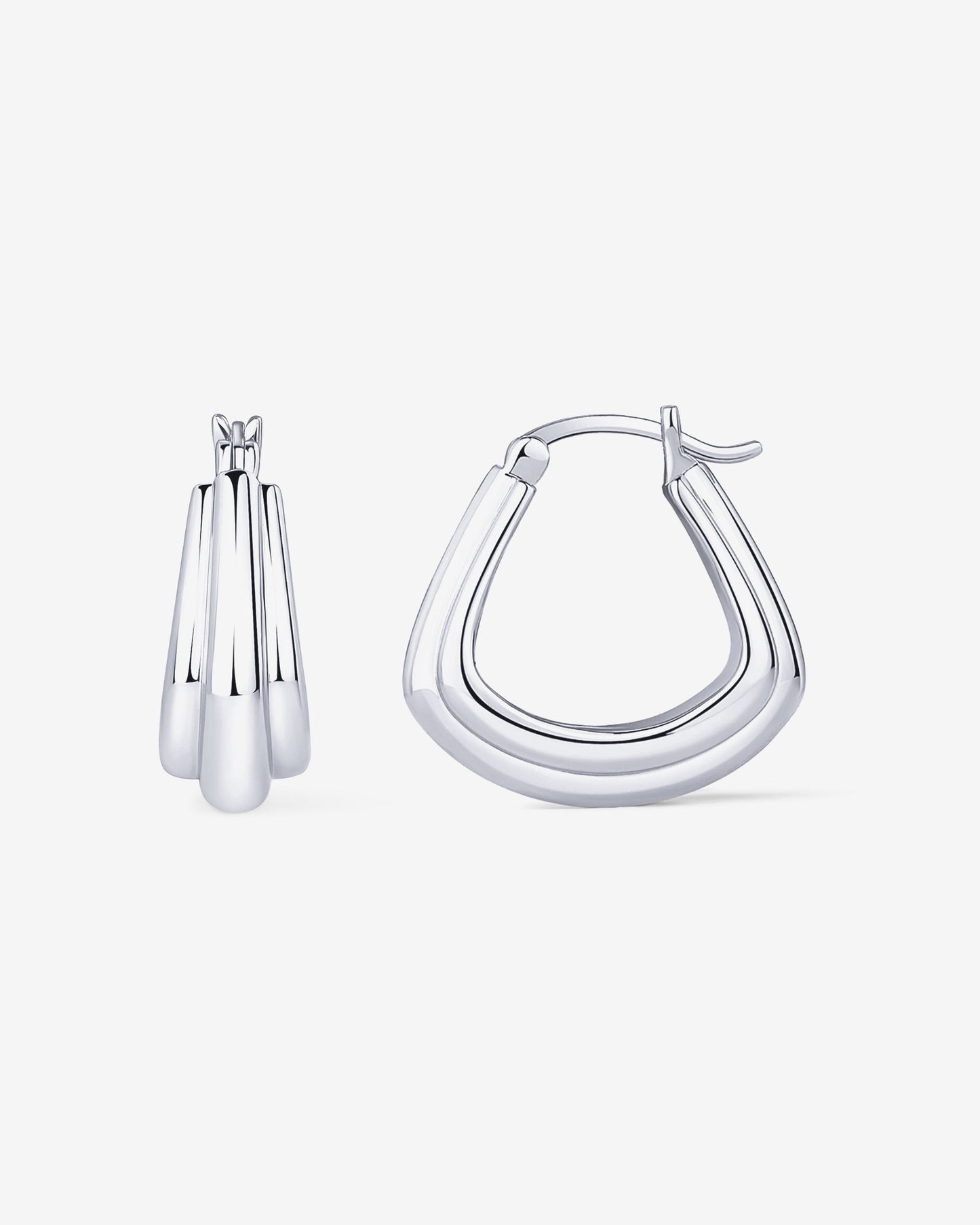 Chunky Triangle Hoops