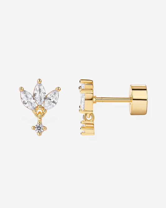 Lotus Dangle Screwbacks