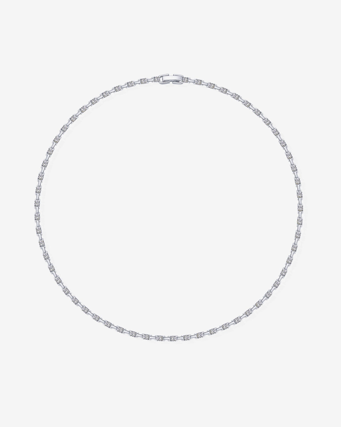 Station Tennis Necklace