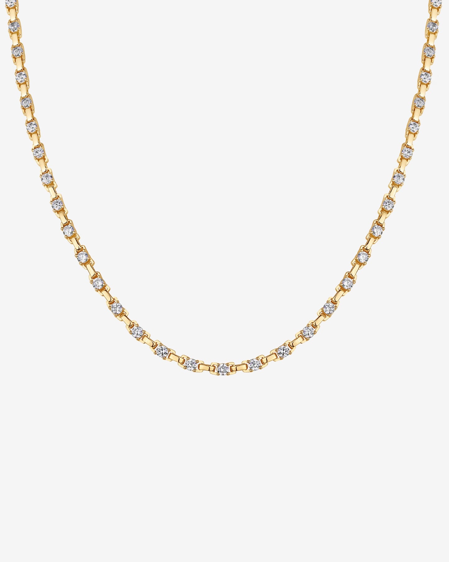 Station Tennis Necklace