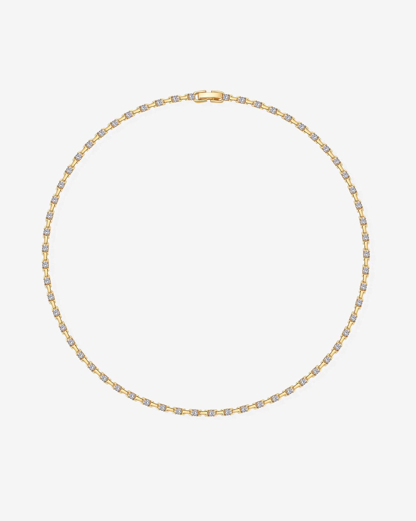 Station Tennis Necklace