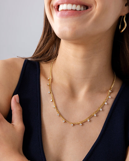 Flash and Float Chain Necklace