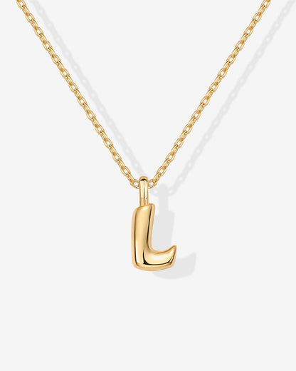 Bubble Initial Pendant