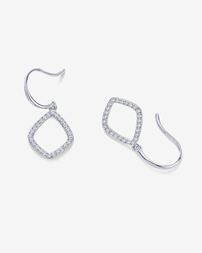 Teardrop Geometric Dangle Earrings