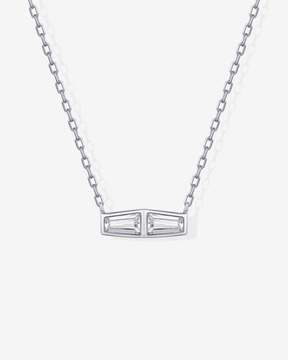 Double Baguette Necklace