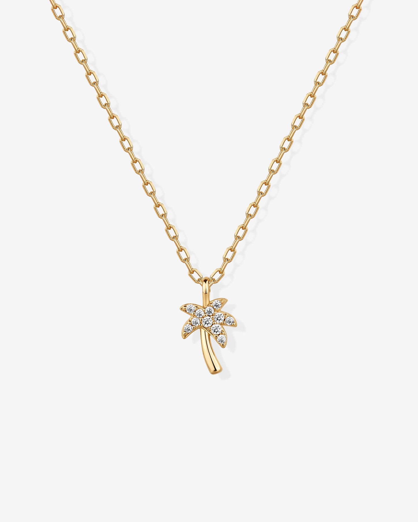 Vacation Palm Necklace