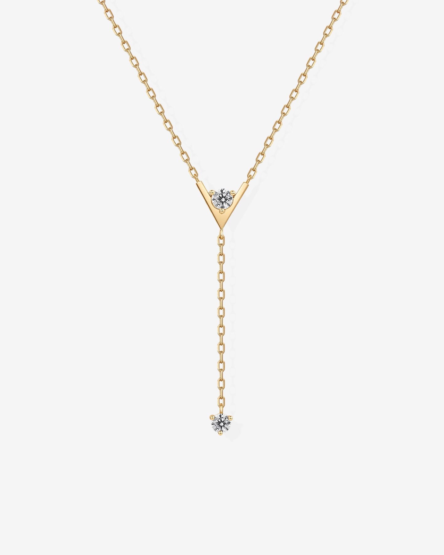 Mini Drop Lariat Necklace