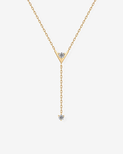 Mini Drop Lariat Necklace