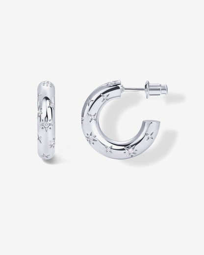 Starburst Hoop Earrings