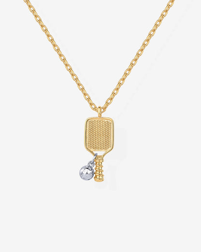 Pickleball Pendant Necklace