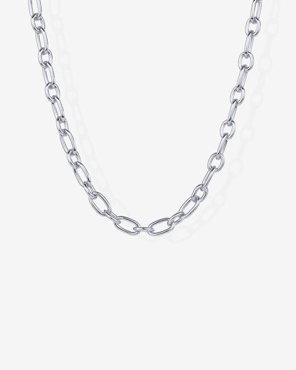 Chunky Oval Link Chain Necklace